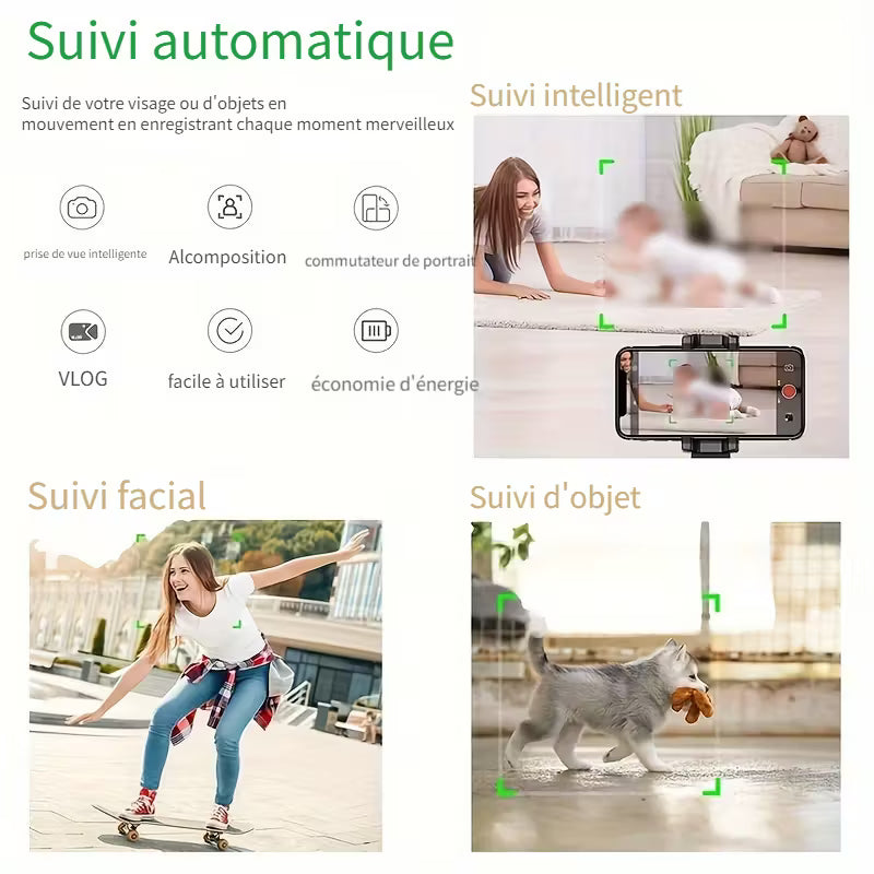 Support de Suivi 360° - Votre Cameraman Robot Personnel !