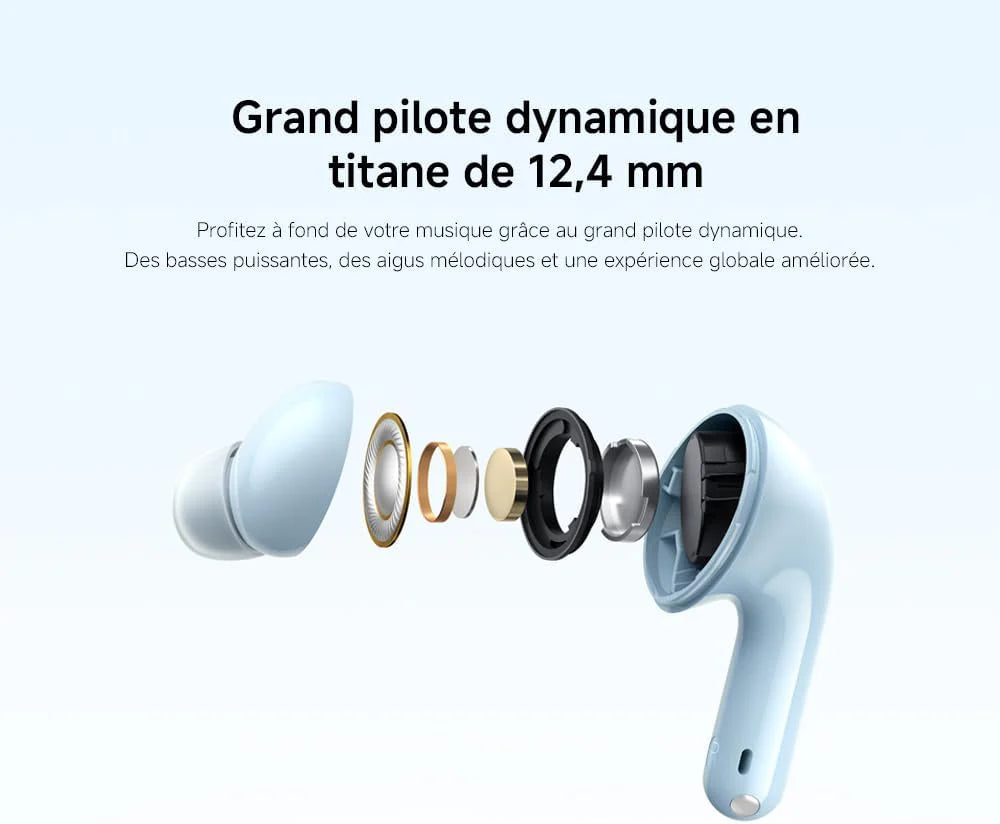 Redmi Buds 6 Lite : Son et Confort.