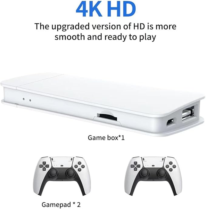 Console Rétro Gaming Stick 4K (2 Manettes)