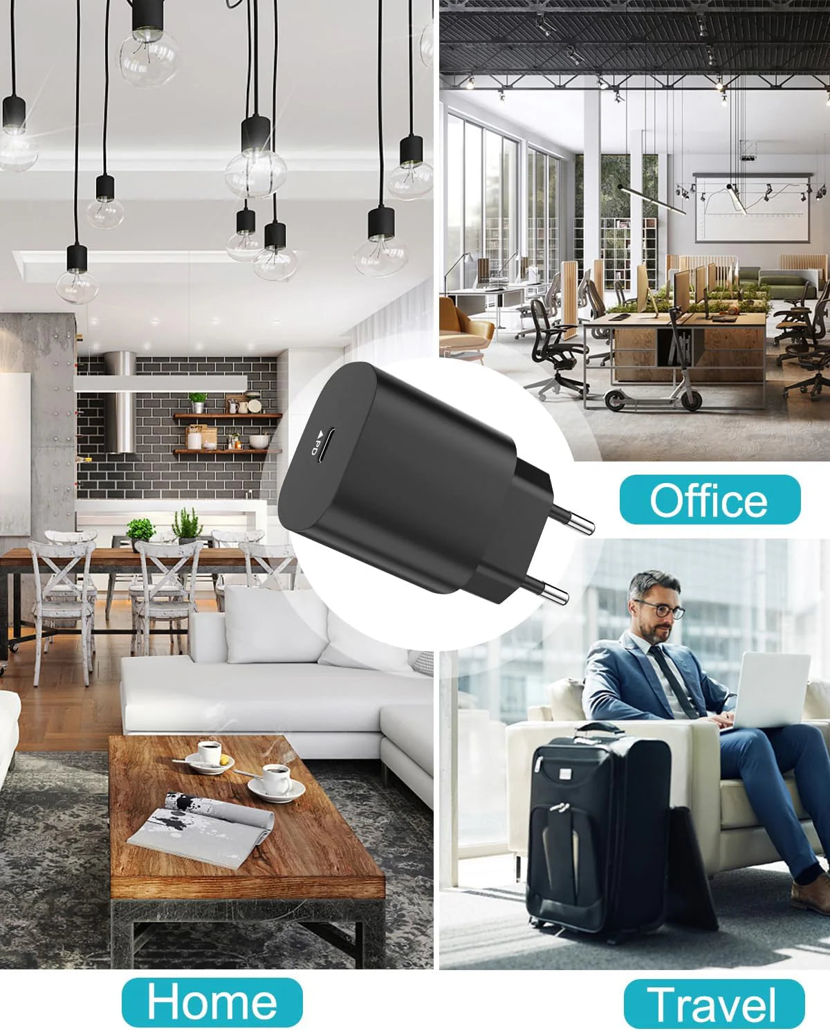 Chargeur Rapide 25W avec Câble