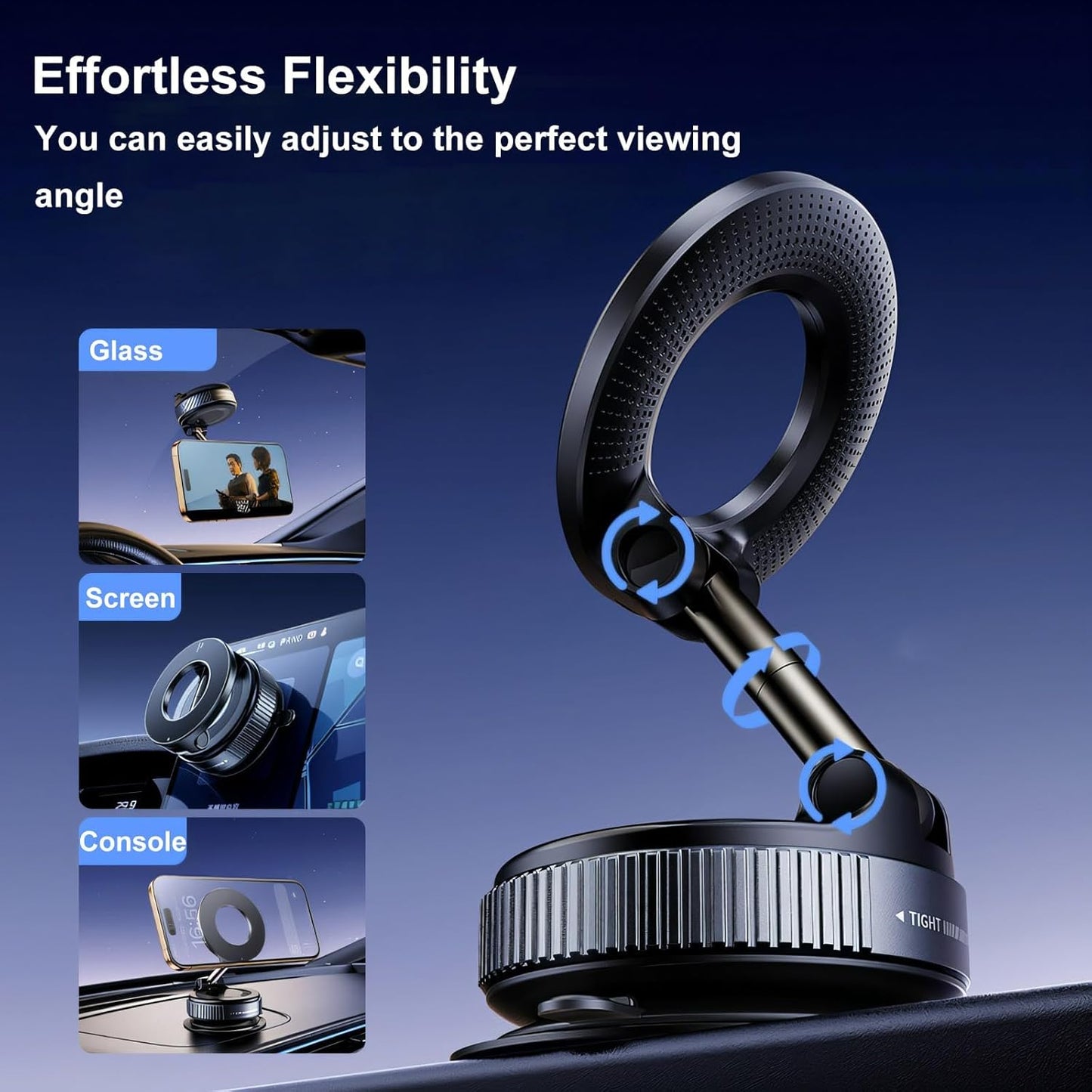 Support Voiture Magnétique 360°