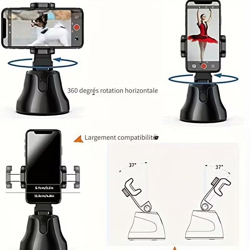 Support de Suivi 360° - Votre Cameraman Robot Personnel !