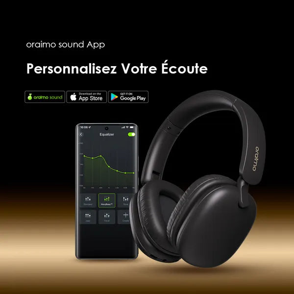 Casque Bluetooth Oraimo Studio - Votre Style, Votre Son.