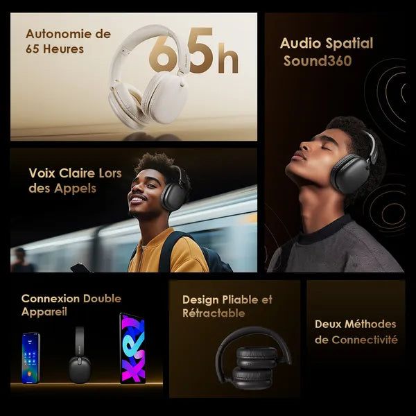 Casque Bluetooth Oraimo Studio - Votre Style, Votre Son.