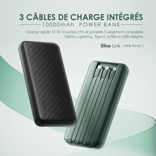 Oraimo Slice Link 10000mAh : Le chargeur indispensable.