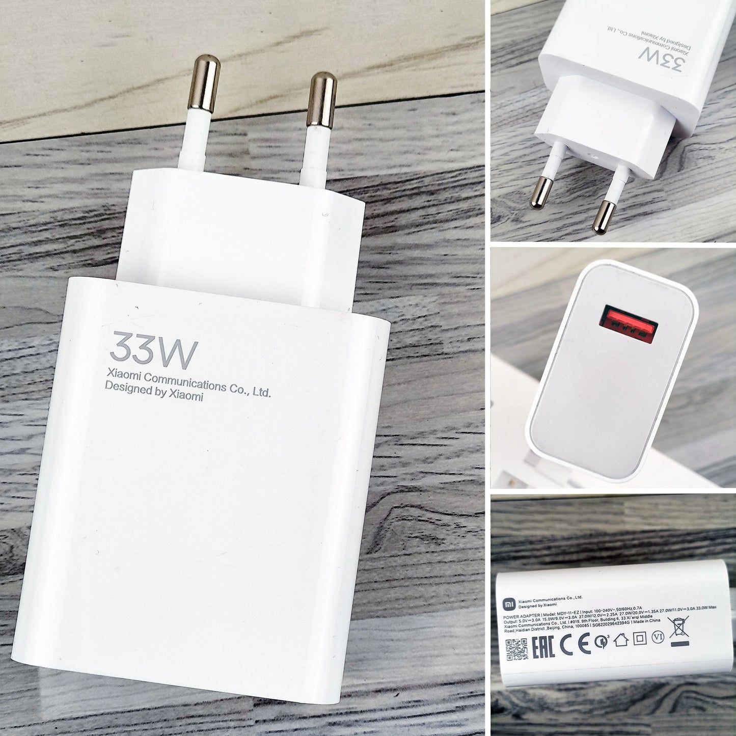 Chargeur Rapide Xiaomi 33W Original
