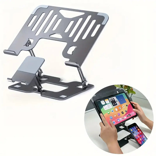 Support Ergonomique 2-en-1 (PC + Téléphone)