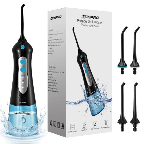 Irrigateur Buccal Portable USB - Hydropulseur pour Soins des Dents et Gencives