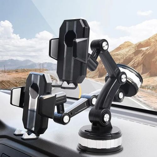 Support Téléphone Voiture Robotique – Rotation 360° & Ultra Stable