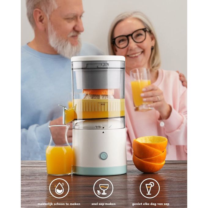 Presse-Agrumes Électrique Automatique Sans Fil – Extraction Maximale 100% Frais & Sans Effort