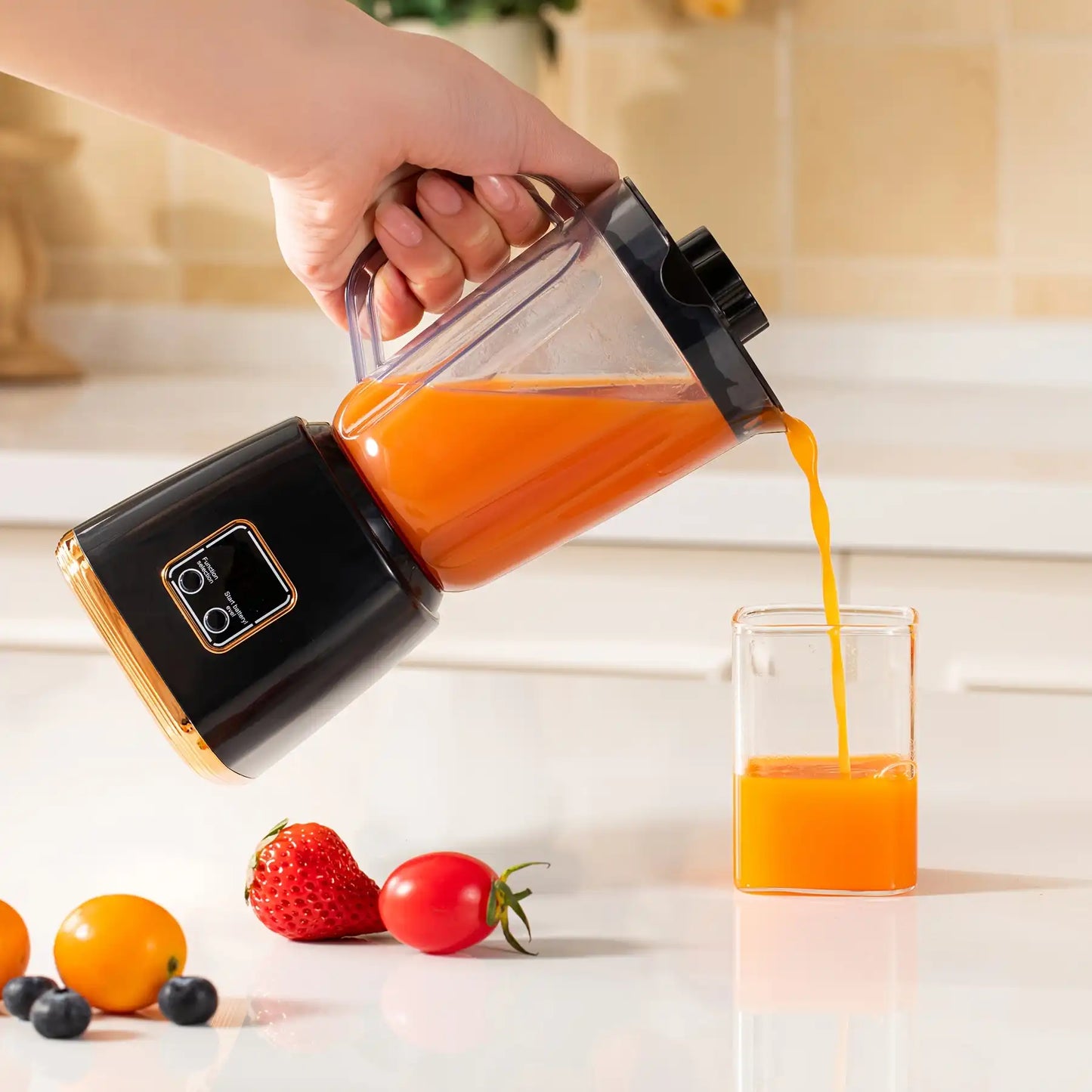 Mini Blender Portable Rechargeable HP-158 – Votre Smoothie Frais Partout et à Tout Moment