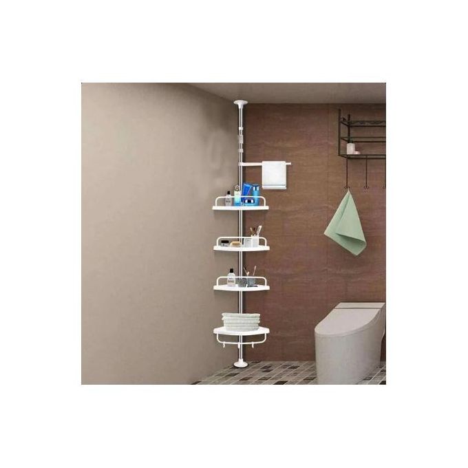 Étagère de Douche d'Angle Télescopique – Organisation Maximale Sans Perçage & Gain de Place