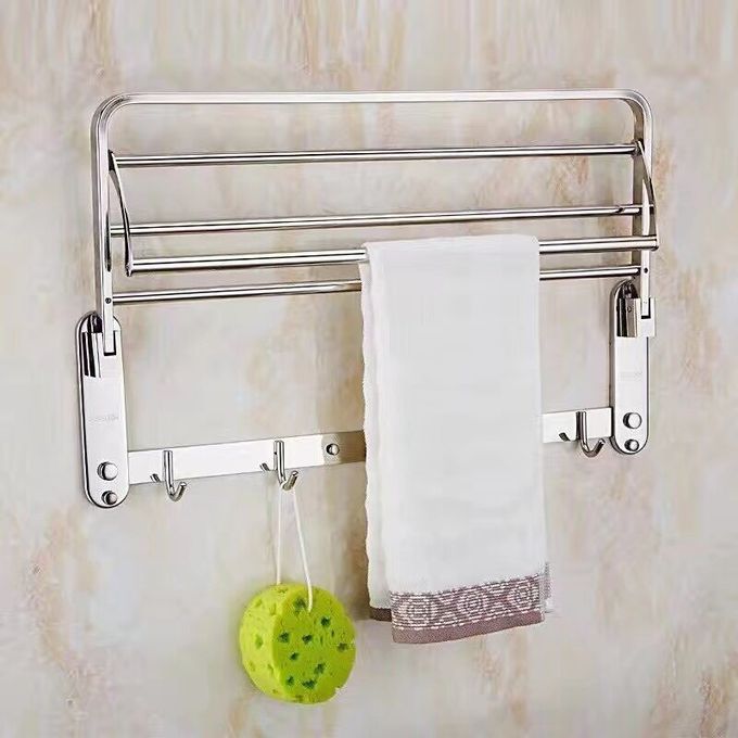 Porte-Serviettes Pliable Design Chromé