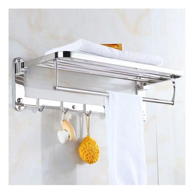 Porte-Serviettes Pliable Design Chromé