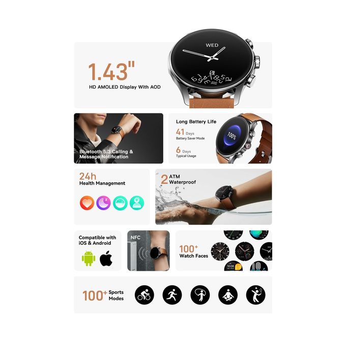 Montre Connectée KIESLECT - L'Élégance Classique Rencontre la Technologie