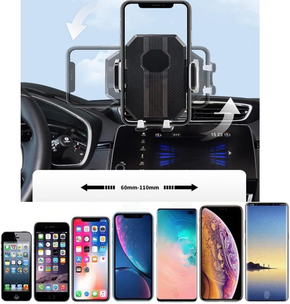 Support Téléphone Voiture Robotique – Rotation 360° & Ultra Stable
