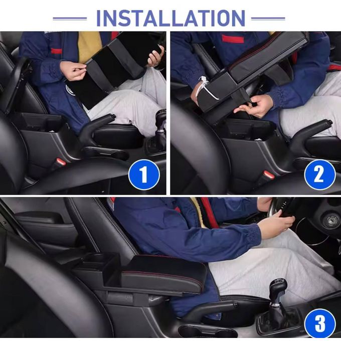 L'Accoudoir 3-en-1 : Reposez, Rangez, Rechargez.