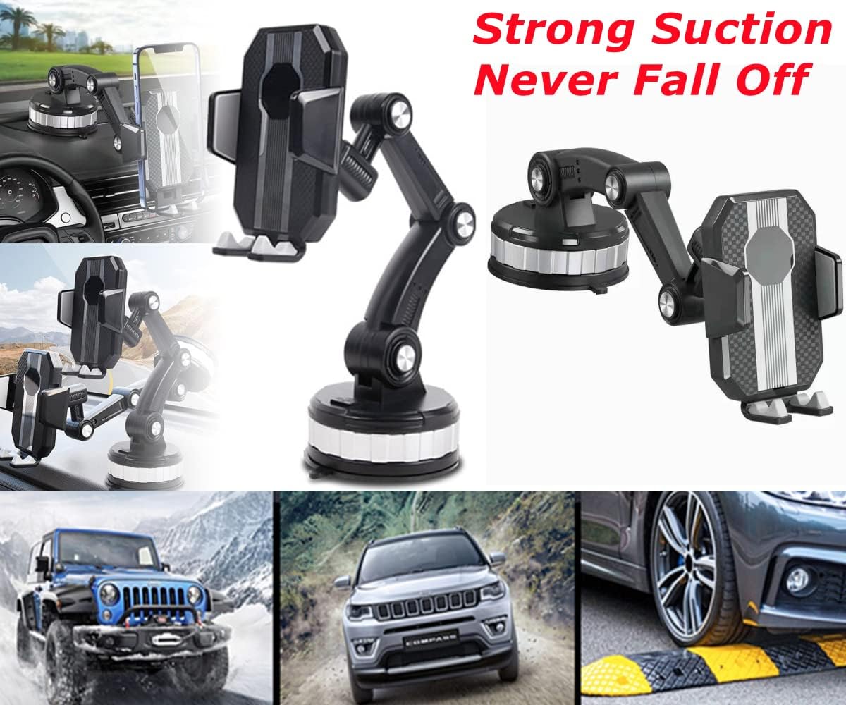 Support Téléphone Voiture Robotique – Rotation 360° & Ultra Stable
