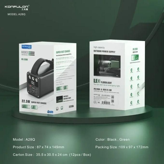 KONFULON A28Q 60000mAh : Puissance & Vitesse Ultimes.
