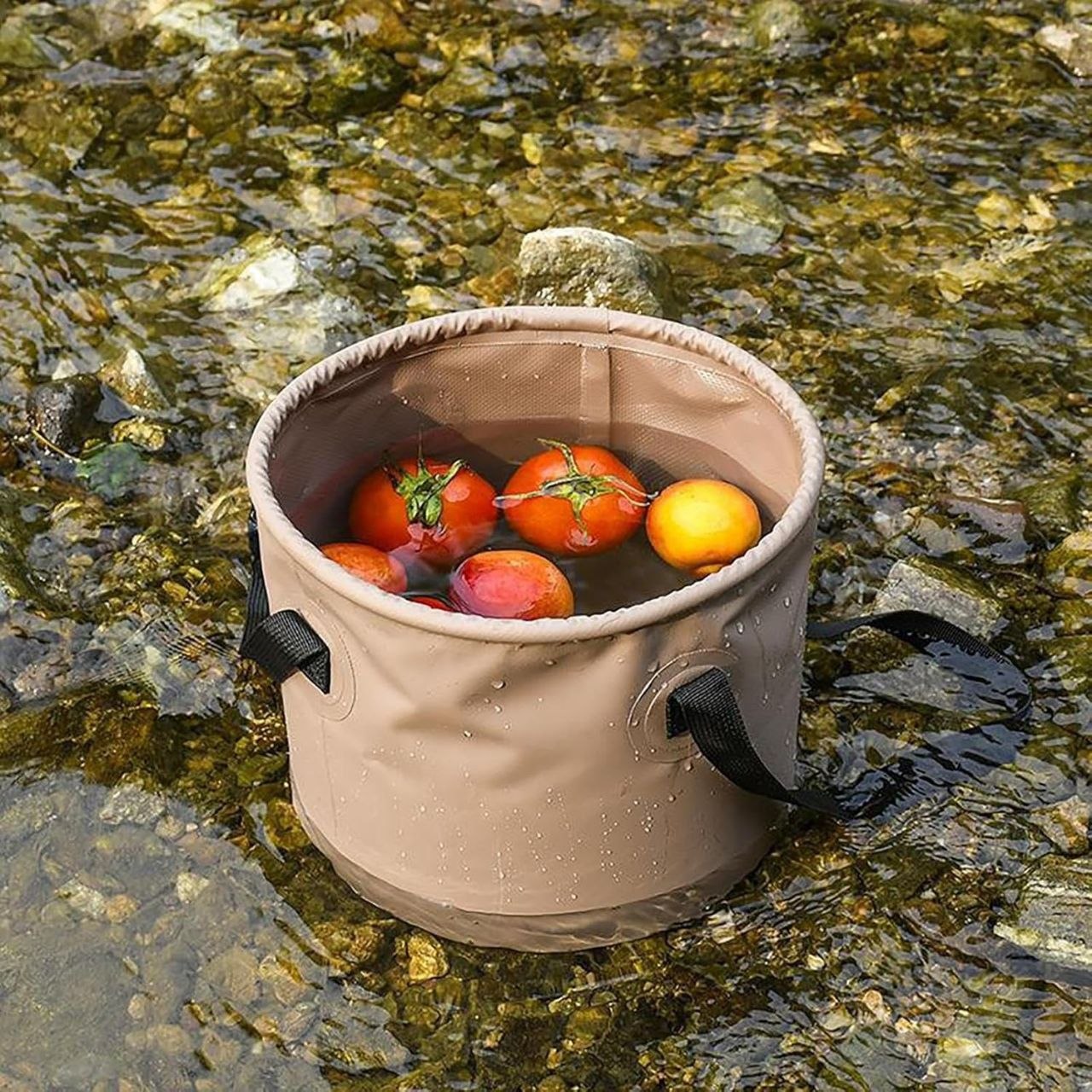Seau Pliable Multi-usage Premium – L'Accessoire Indispensable pour Camping, Pêche et Outdoor