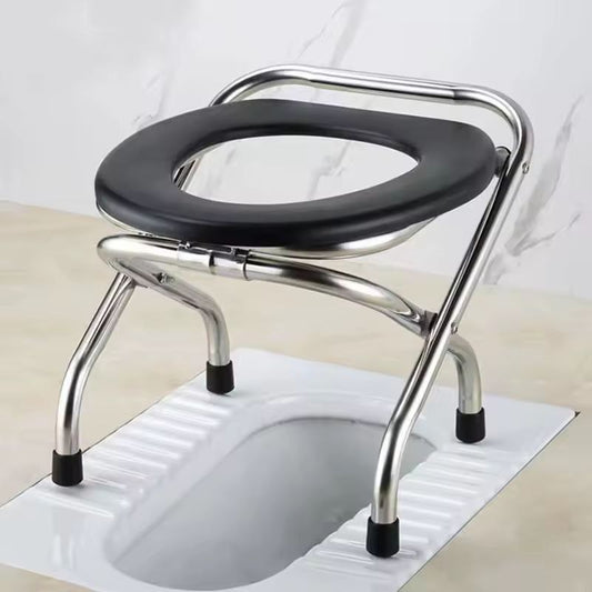 Chaise de Toilette Pliable & Portable – Confort, Sécurité et Autonomie pour Seniors et PMR